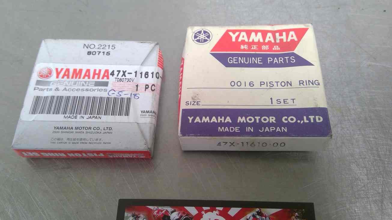 47X 1KT Yamaha TZR250 RZV500 piston rings