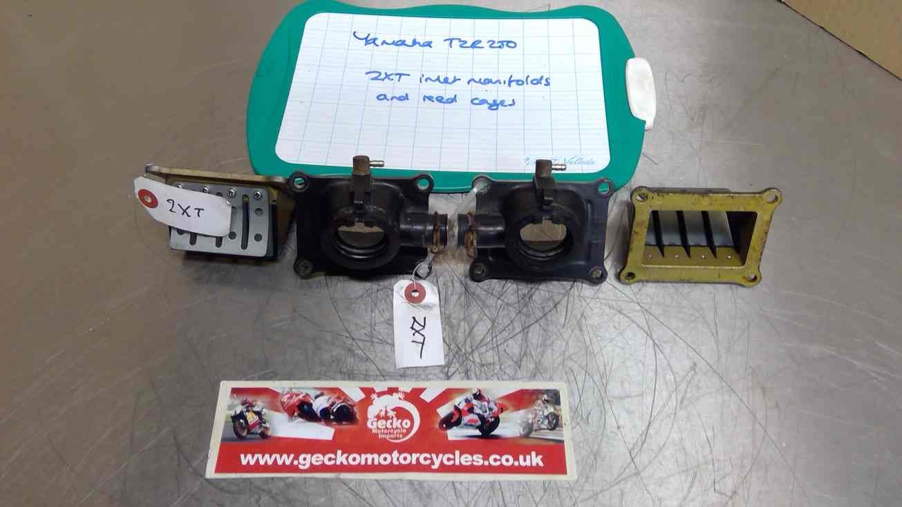 2XT Yamaha TZR250 inlet manifold & reeds / carb rubbers