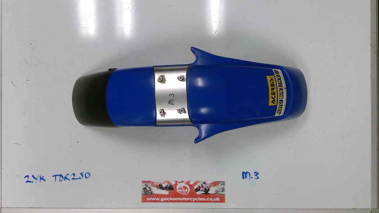 2YK Yamaha TDR250 front mudguard blue (cut bracket)