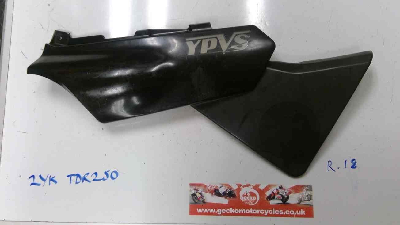 2YK Yamaha TDR250 seat panel right black #R18