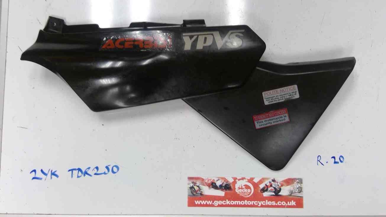 2YK Yamaha TDR250 seat panel right black #R20