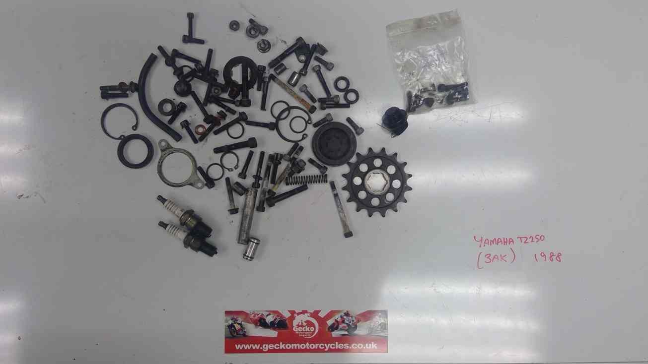 3AK Yamaha TZ250 engine bolts & assorted spares