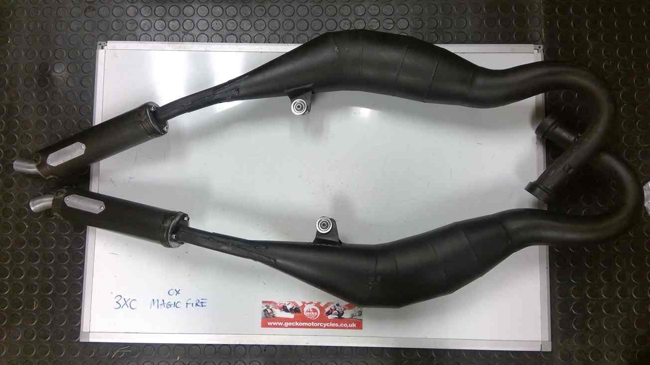 3XC Yamaha R1-Z Ox Racing exhausts & carbon cans #NC