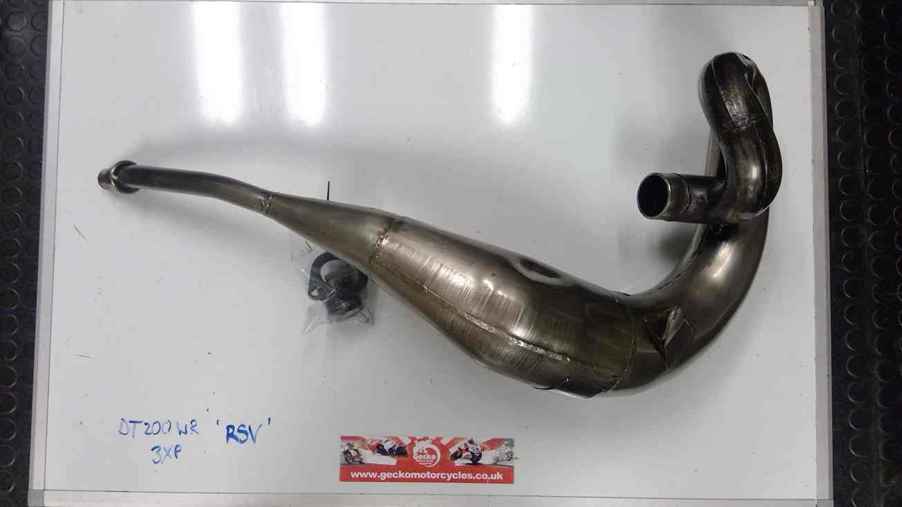 3XP Yamaha DT200 WR exhaust system race chamber #RSV