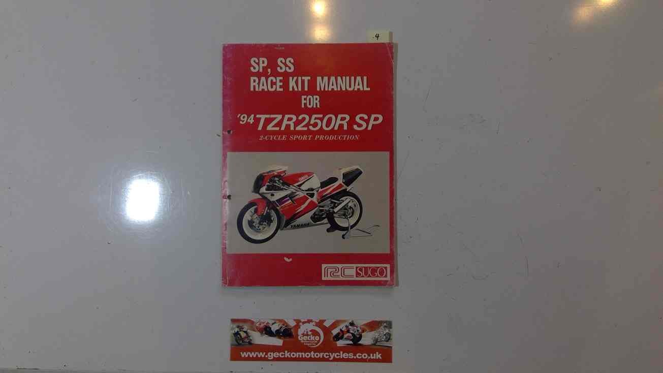 3XV Yamaha TZR250 SPR RC Sugo race kit manual 1995