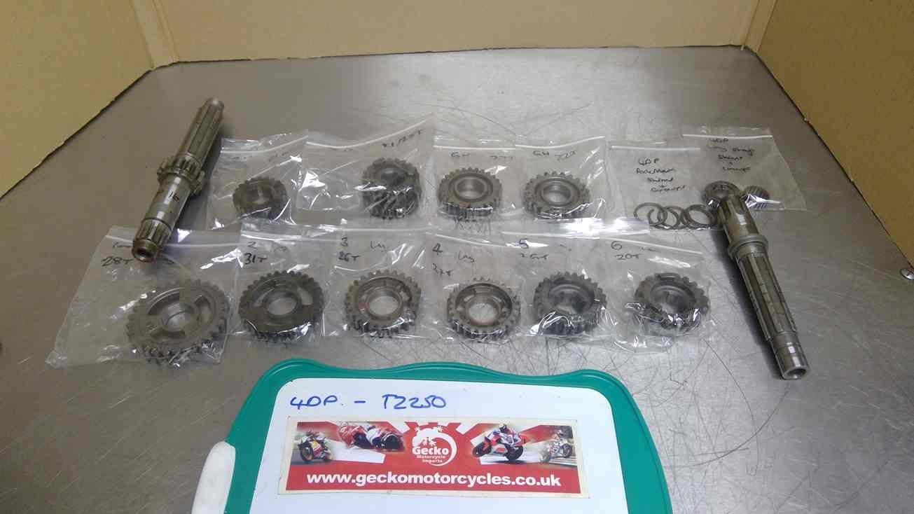 4DP 4TW Yamaha TZ250 gearbox - full set