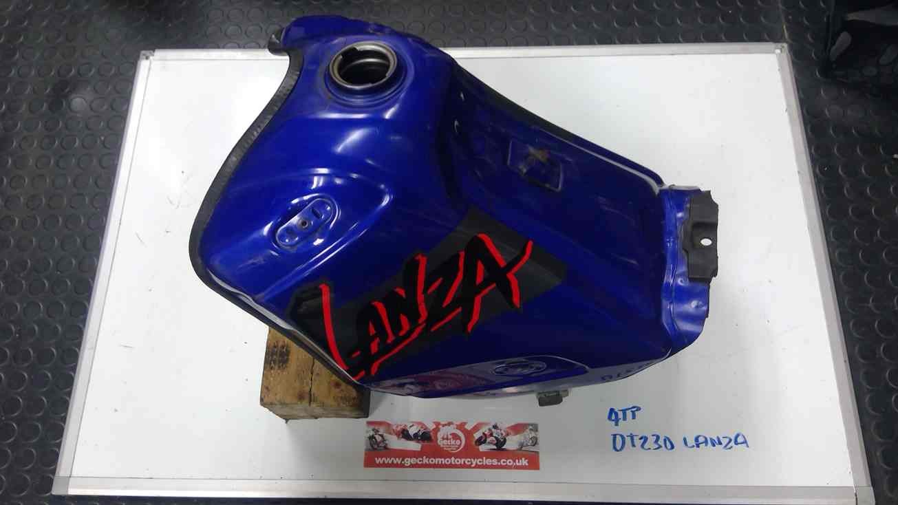 4TP Yamaha DT230 fuel petrol gas tank - blue