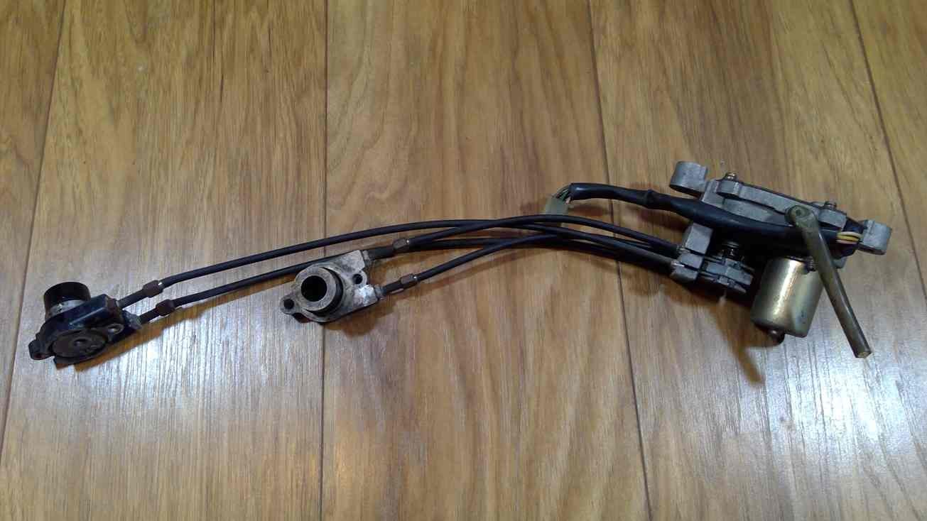 M301 Suzuki RG500 powervalve servo motor cables and end caps