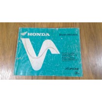 RC45 Honda RVF750 Japanese parts manual 3 (worn)